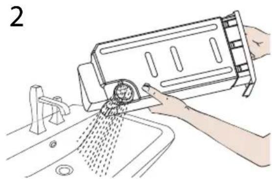 Pando PWS-8161 - Cleaning the lint filter - 3