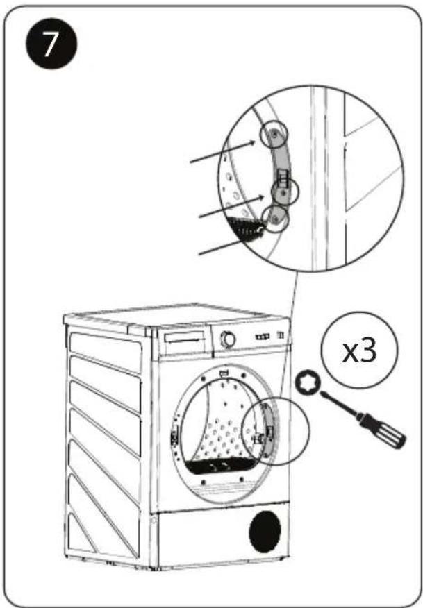 Pando PWS-8161 - CHANGE OF DOOR OPENING - 7