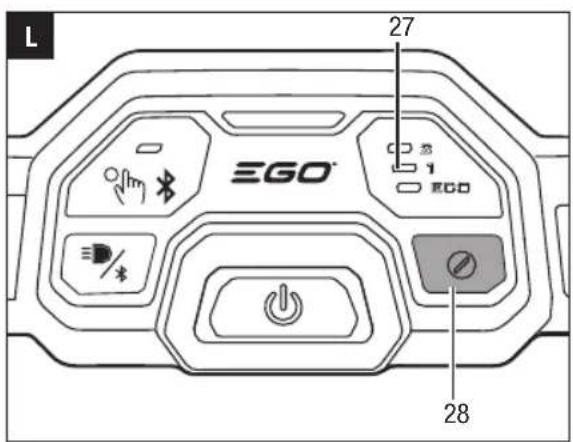 EGO LMX7600SP - VOLT LITHIUM-ION CORDLESS MOWER - 16