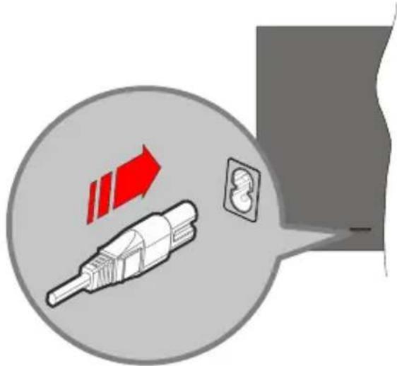 EDENWOOD ED43EA14UHD-VE - Connect power - 1