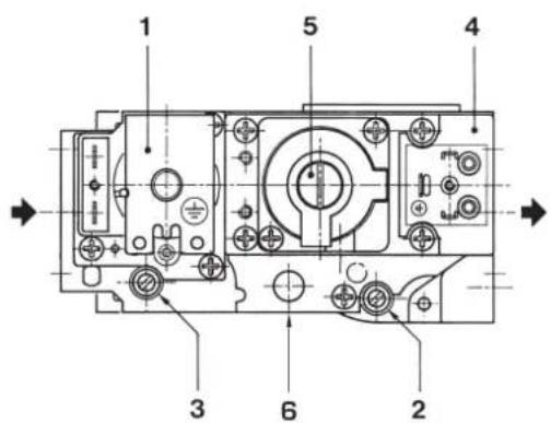 SIME RX - ADJUSTING THE GAS PRESSURE TO BURNERS - 2