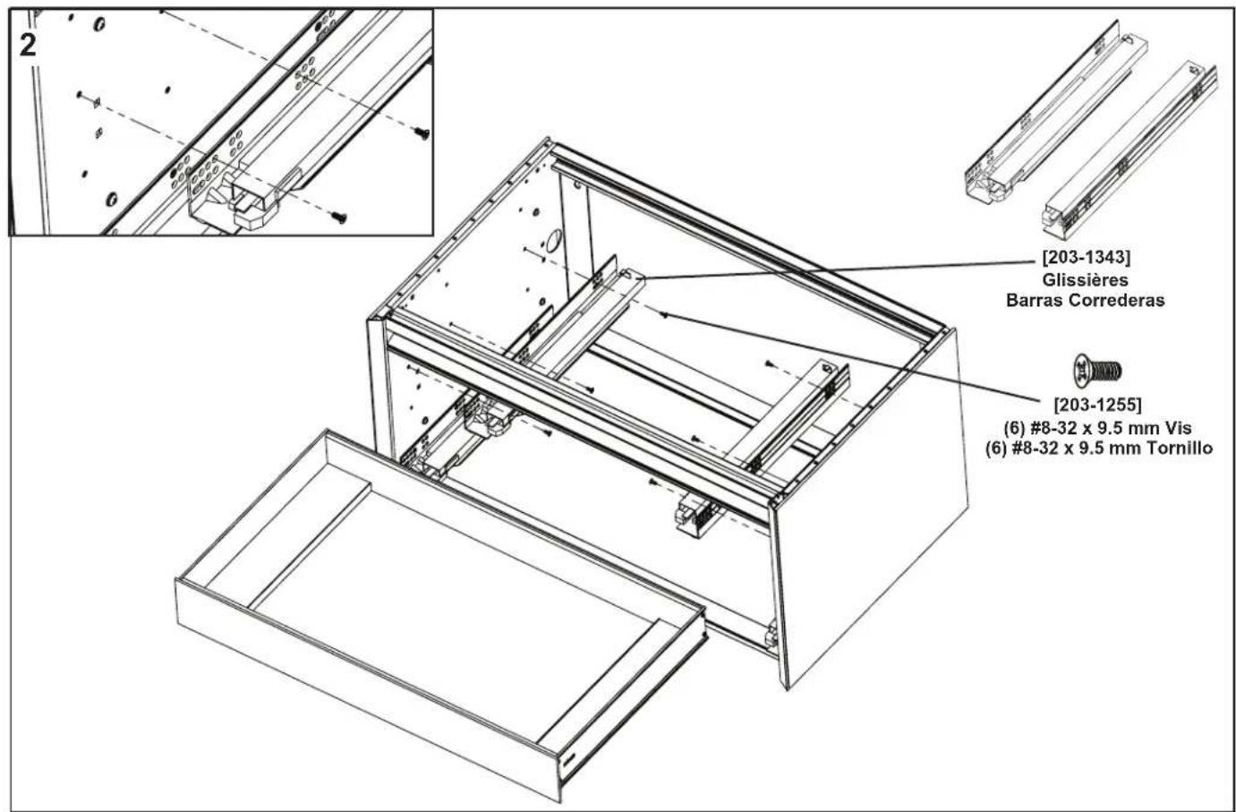 Robern VM24H2D18P26N - Installé dans une alcôve -Requiring charges - 2
