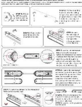 V-TAC VT-60018 - MULTIPLE (LINKABLE) UNITS INSTALLATION INSTRUCTIONS - 1