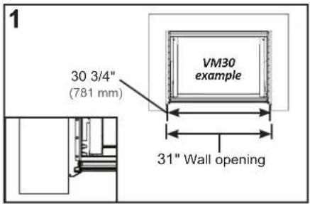 Robern VM30H2D18F21S - ALCOVE AND CORNER INSTALLATIONS - 1