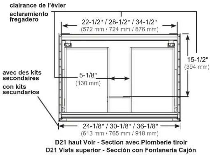 Robern VM30H2D18F21S - DIMENSIONS / DIMENSIONES - 1