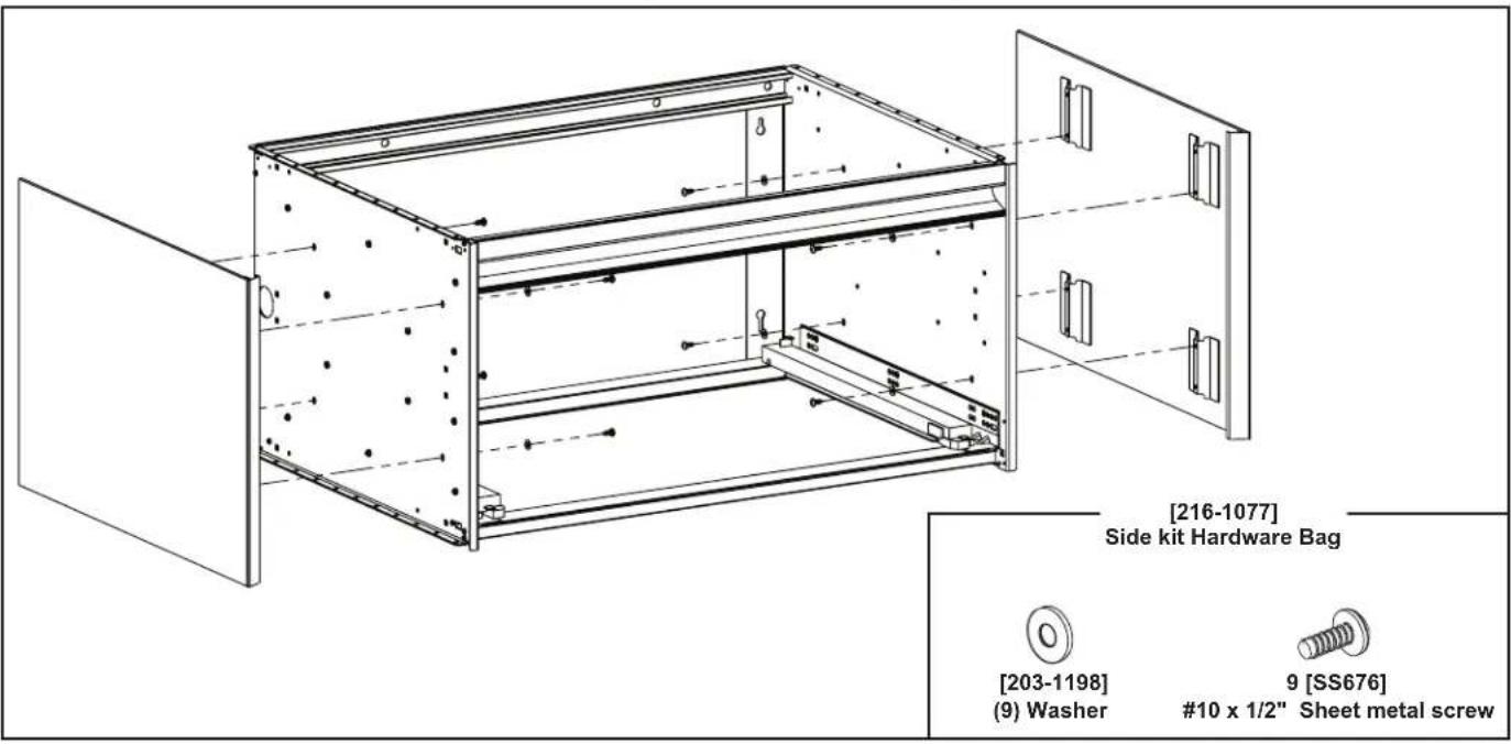 Robern VM30H2D18F21S - OPTIONAL SIDE KIT - 1