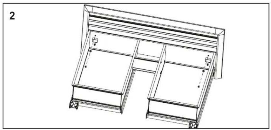 Robern VM30H2D18F21S - VERRE FAÇADE DE TIROIR GLASS FRENTE DEL CAJÓN - 2