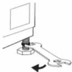 VALBERG WF 914 A-10 SD W180C - Adjustment of the feet - 1