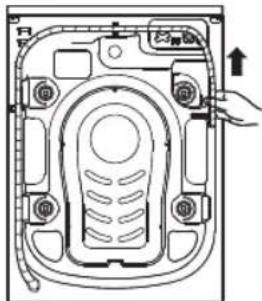 VALBERG WF 914 A-10 SD W180C - De afvoerslang aansluiten - 1