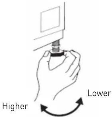 VALBERG WF 914 A-10 SD W180C - Adjustment of the feet - 2