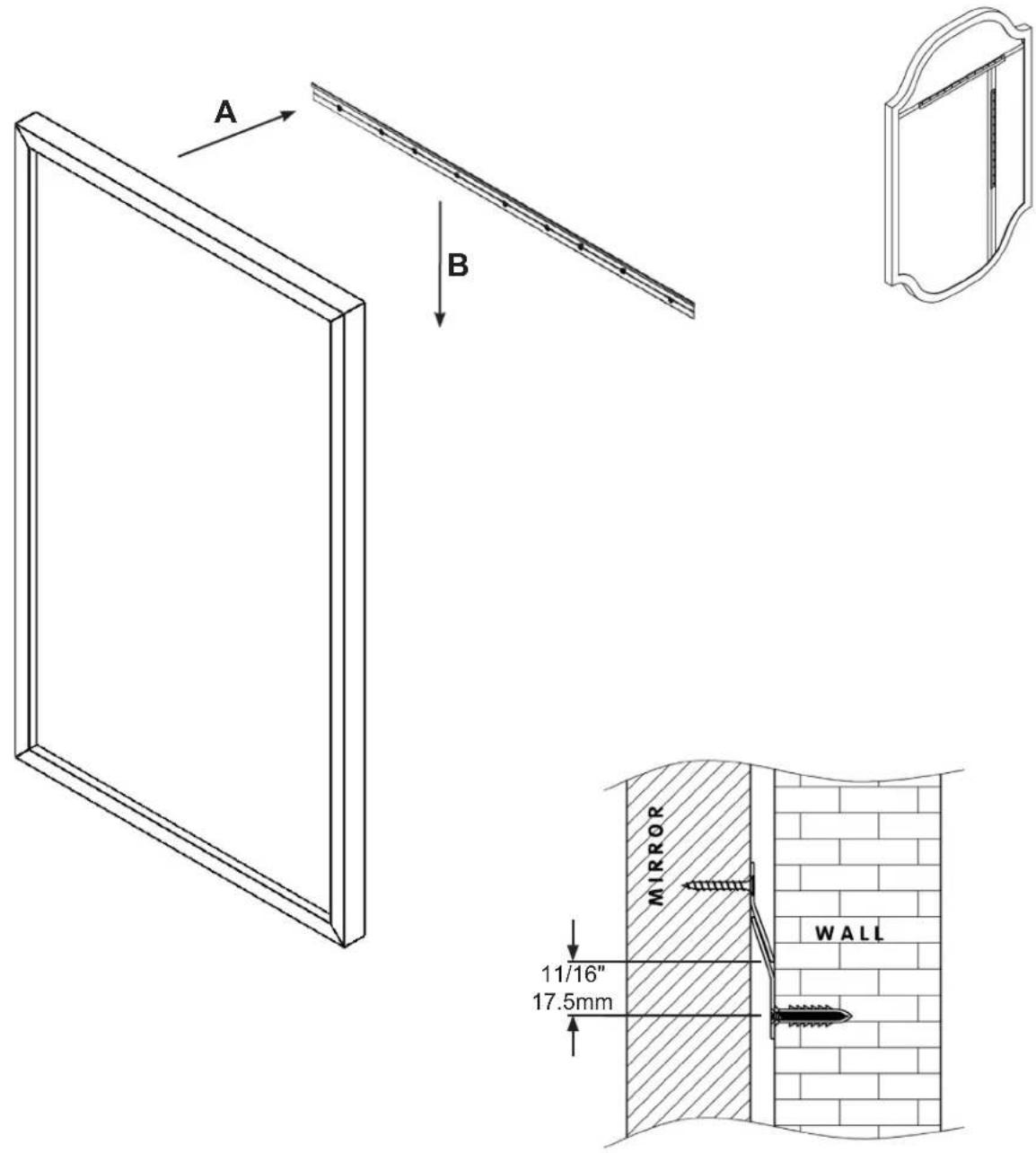 Robern CM2440A87 - INSTALLING THE MIRROR - 1