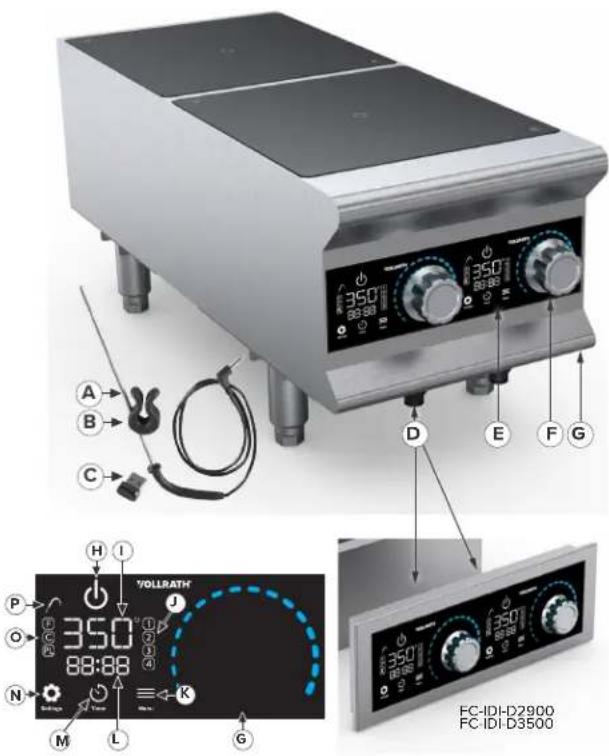 Vollrath DualI 3500FB - FEATURES AND CONTROLS - 1