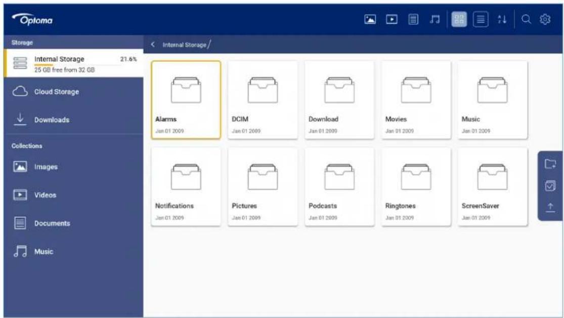 OPTOMA UHZ78LV - File Manager - 1