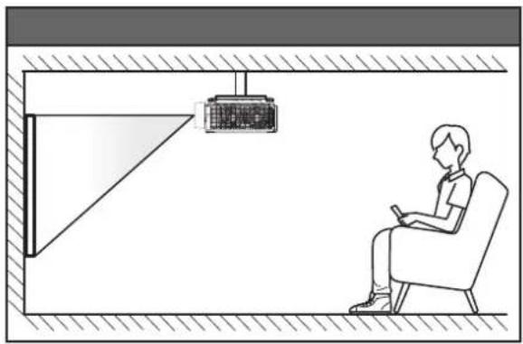 OPTOMA UHZ78LV - Installation du projecteur - 1