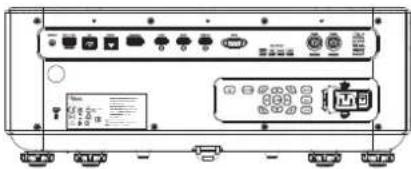 OPTOMA ZK1000 - Étiquettes de sécurité du produit et emplacement - 2