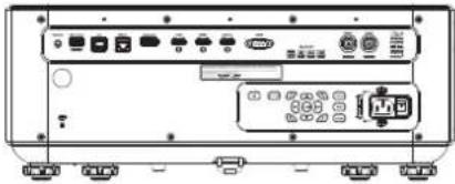 OPTOMA ZK1000 - Étiquettes de sécurité du produit et emplacement - 4