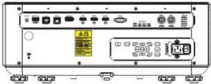 OPTOMA ZK1000 - Étiquettes de sécurité du produit et emplacement - 8