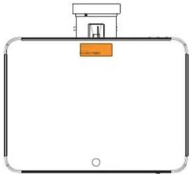 OPTOMA ZK1000 - Étiquettes de sécurité du produit et emplacement - 3