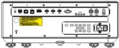 OPTOMA ZK1000 - Étiquettes de sécurité du produit et emplacement - 6
