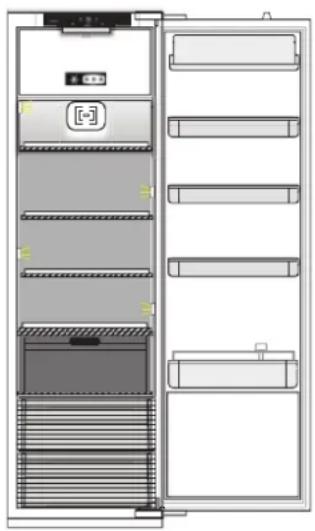 Atag KS17102B - How to store fresh food and beverages - 1