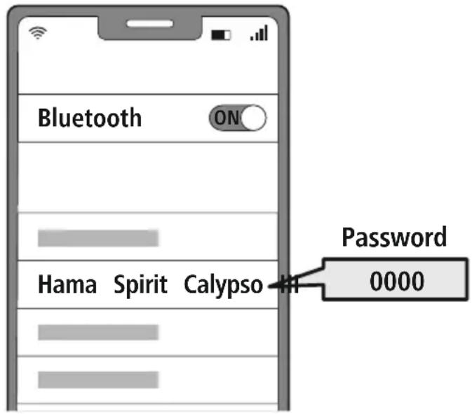HAMA Spirit Calypso III 00221779 - Cercare le cuffie con il proprio dispositivo (necessario sostanto alla prima connessione) - 1