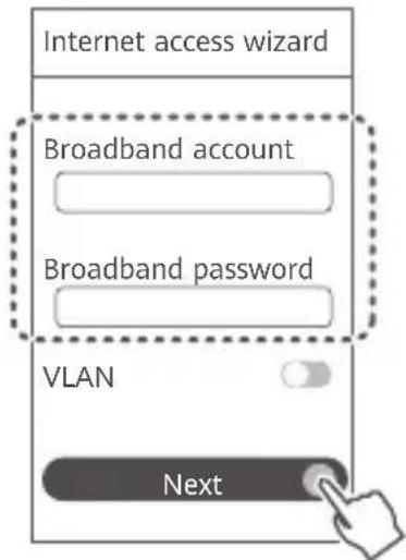 HUAWEI WiFi AX1 - Step 2: Configuring the network settings - 3