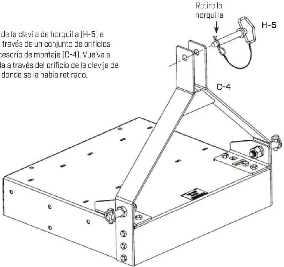 Chapin 6400 - ENSAMBLAJE DE LA CLAVIJA DE EJE - 2