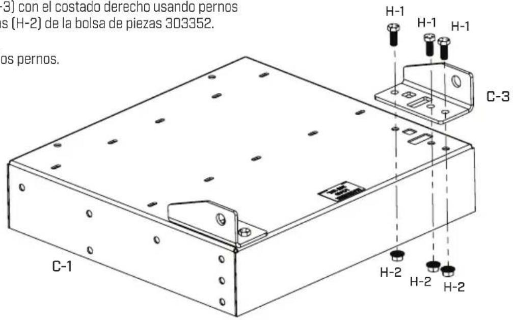 Chapin 6400 - ENSAMBLAJE DEL SOPORTE DE LA ESQUINA IZQUIERDA - 2