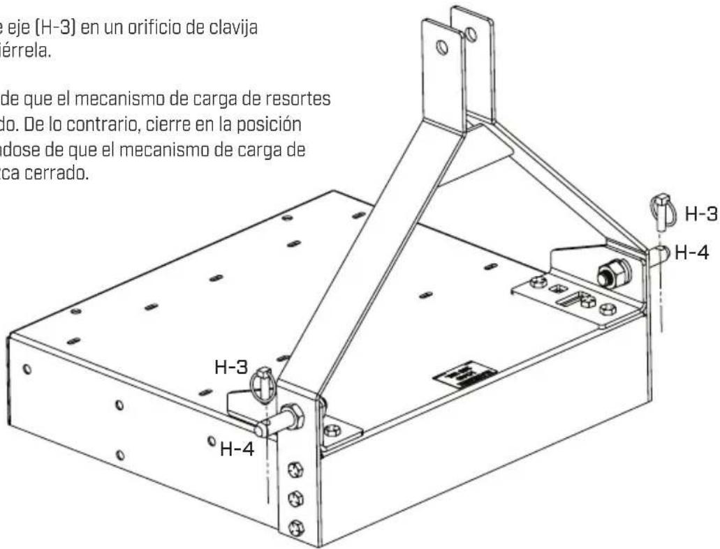 Chapin 6400 - ENSAMBLAJE DE LA CLAVIJA DE EJE - 1