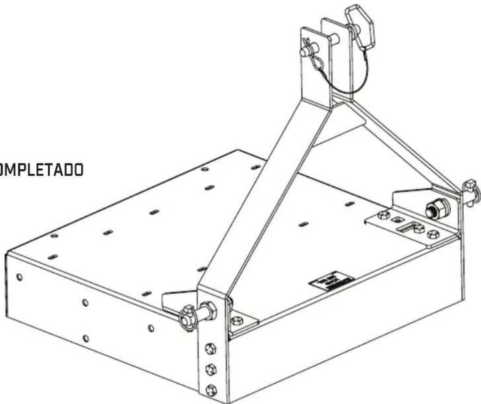 Chapin 6400 - ENSAMBLAJE DE LA CLAVIJA DE EJE - 3