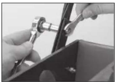 Chapin 8701G - Assemble Bottom Handle to Hopper/Wheel Assembly - 2