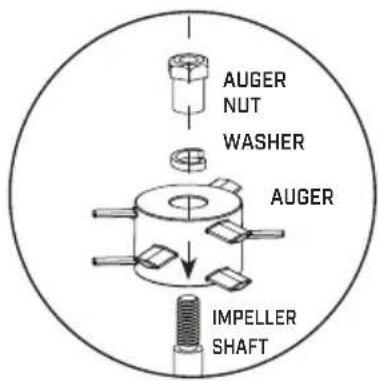 Chapin 89200A - SPIKED AUGER ASSEMBLY - 1