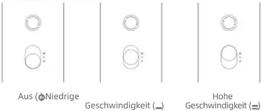 DREAME Pocket Pro - Ein-/Aus-Schalter und Geschwindigkeitseinstellungen - 1