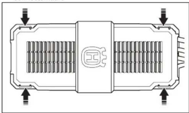 HUSQVARNA Z 342iF - De zekering voor de connectorkaart verrangen - 4