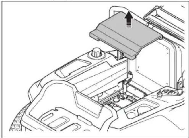 HUSQVARNA Z 342iF - Zamenjava varovalke plošće s priključki - 2