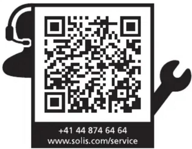 Solis AirVolution 280SE - SOLIS helpline - service d'assistance - 1