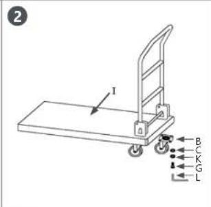 Royal Catering RCFT-1.1 - PLATFORM TROLLEY - 7