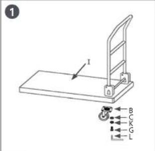 Royal Catering RCFT-1.1 - PLATFORM TROLLEY - 6