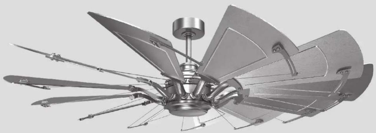 Progress Lighting P250098 - Ceiling Fan Installation Manual - 1