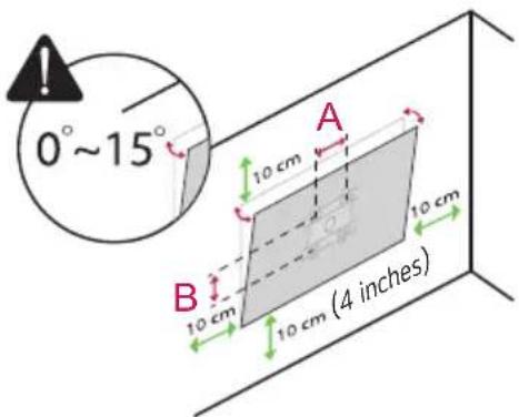 LG 50UK777H0UA - Wall Mounting Bracket - 1