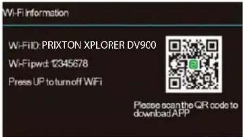 Prixton Xplorer DV900 - App herunterladen und mit dem Wi-Fi-Netzwerk der Kamera verbinden - 1