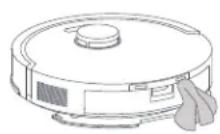 DREAME F20 - Зарядные контакты и область сигнала - 1