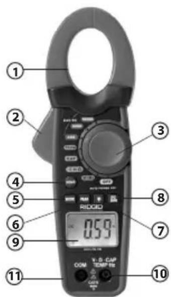 RIDGID Micro CM-100 - Comandi - 1