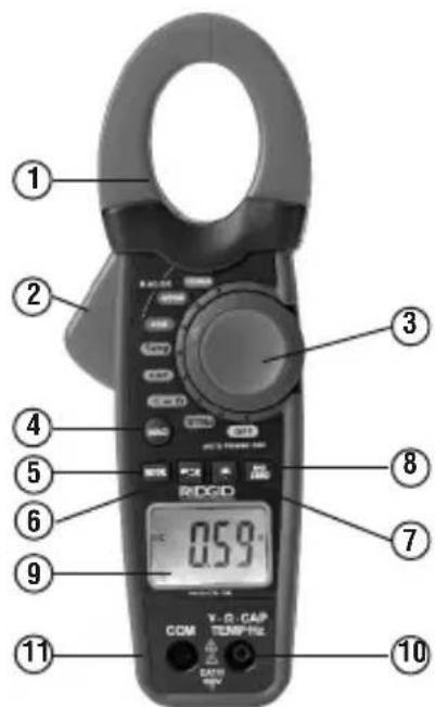 RIDGID Micro CM-100 - Controles - 1