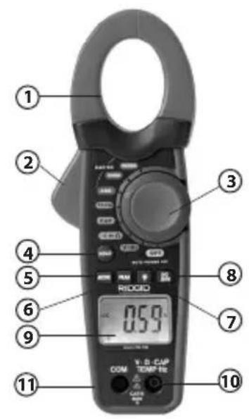 RIDGID Micro CM-100 - Elementy sterujące - 1
