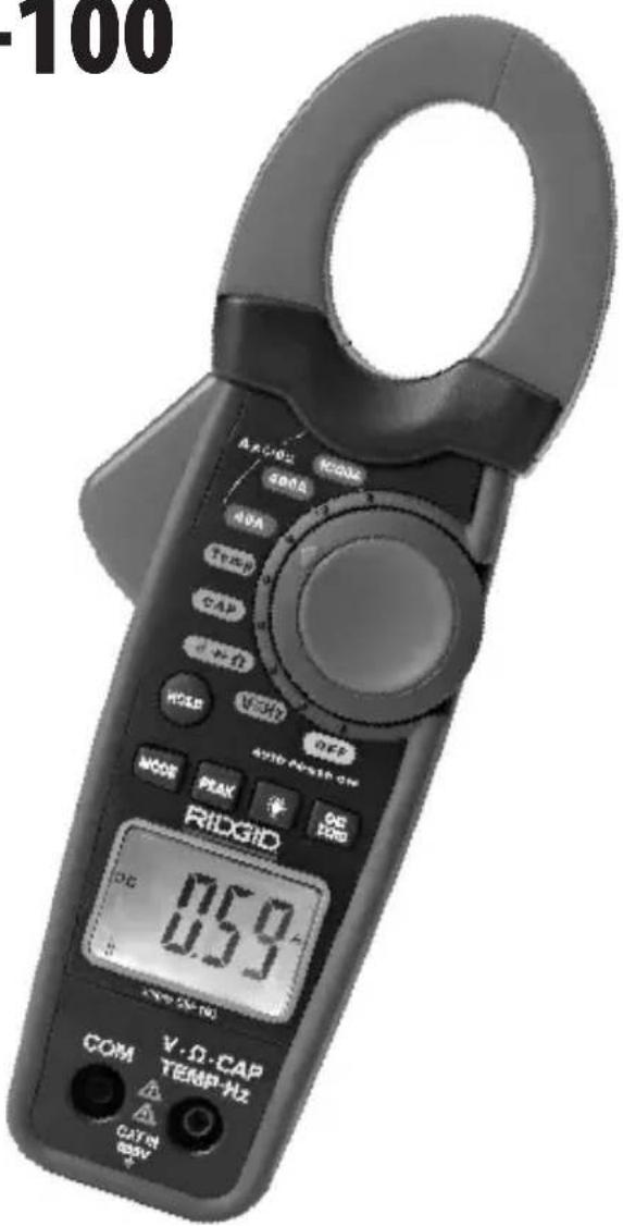 RIDGID Micro CM-100 - Цифровые клещи для измерения силы тока micro CM-100 - 1