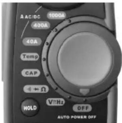 RIDGID Micro CM-100 - Pokrętło funkcji - 1