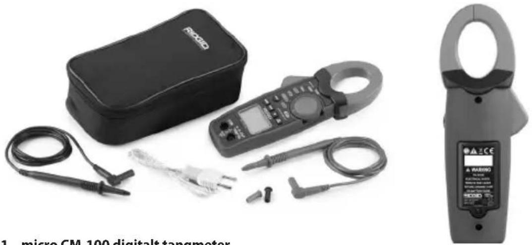 RIDGID Micro CM-100 - Hørbar gennemgang - 1