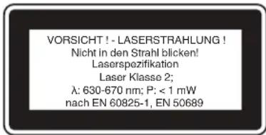 EINHELL TC-IT 550 - Classe de laser 2 - 1
