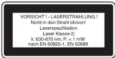 EINHELL TC-IT 550 - Speciális utasítások a lézerhez - 2